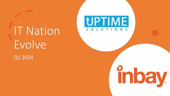 IT Nation Evolve event 2024  - Quarter 1