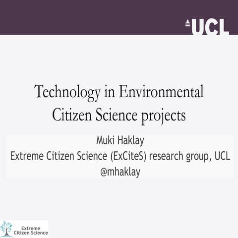 Into the Night - Technology for citizen science