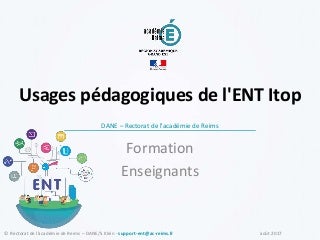 Itop formation 2017-2018_enseignants