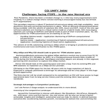 IT Operation Management Automation Roadmap post Pandemic