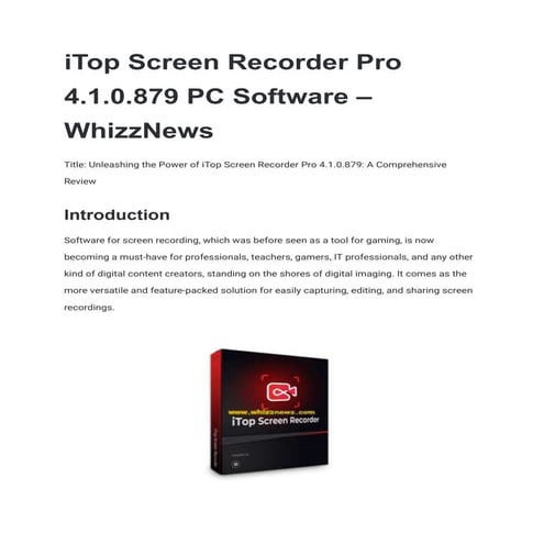iTop Screen Recorder Pro 4.1.0.879 PC Software – WhizzNews.pdf