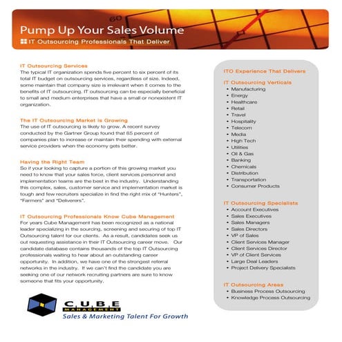 It Outsourcing Recruiting Services