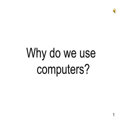Basic info on computers x