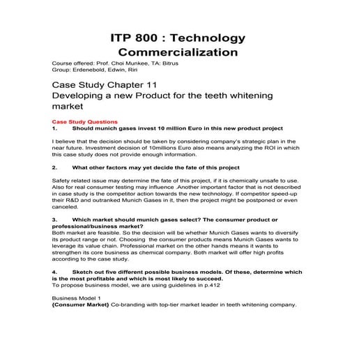 [Case Study] Launching Innocent + Developing a new product for the teeth whit...