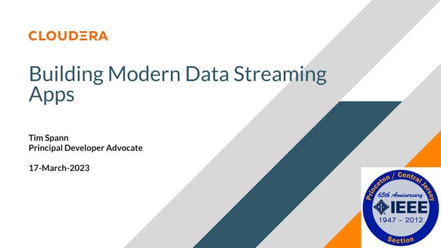 ITPC Building Modern Data Streaming Apps