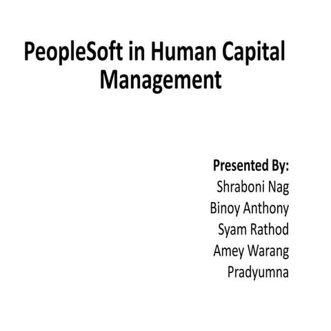  peoplesoft-HCM