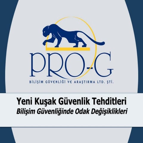 Yeni Kuşak Güvenlik Tehditleri