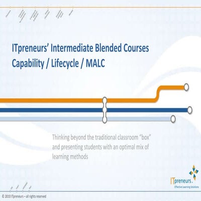 ITpreneurs Blended Courses