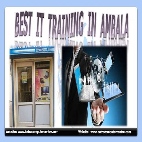 IT Training In Ambala Cantt! Batra Computer Centre
