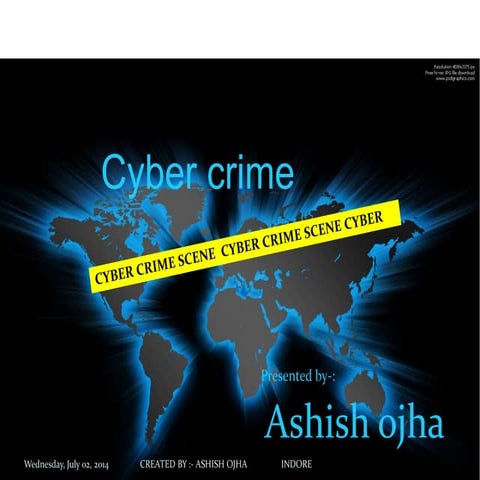 It presentation cyber crime