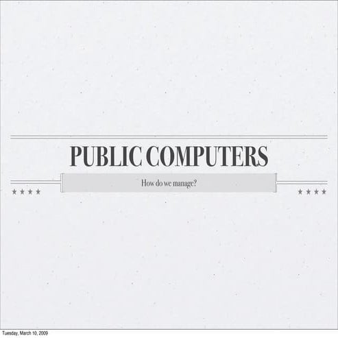 IT Presentation to Internal Library Building Committee