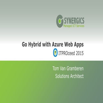 Go Hybrid with Azure Web Apps