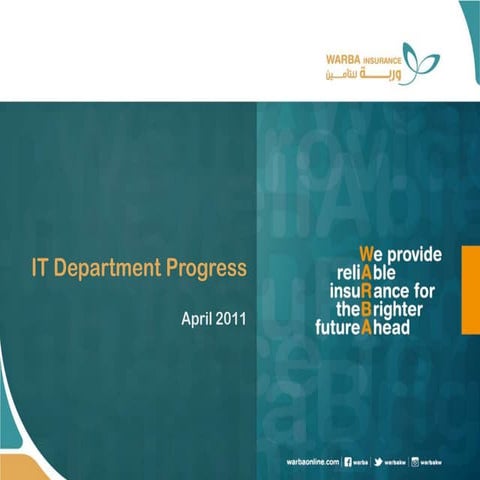 It progress v2  apr2011