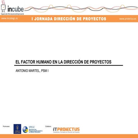 Factor humano en la dirección de proyectos