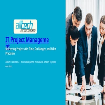 IT Project Management Services | Alltech ITS | PPTX