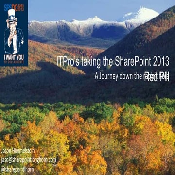 ITPro's taking the SharePoint 2013 Red Pill