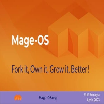 Mage-OS  Fork it, Own it, Grow it, Better!