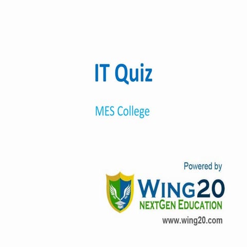 Kraken '16 It quiz final