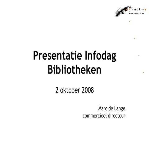 RFID-infomarkt: Presentatie Grafisoft