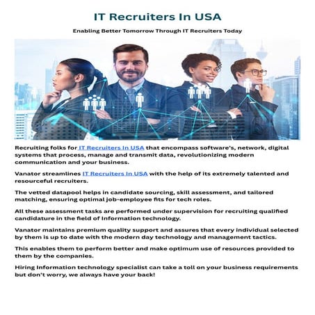 US IT Staffing Training Material | PDF