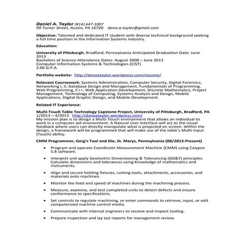 Itresumedanieltaylor