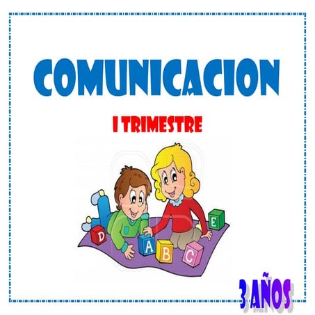 Cuaderno de Trabajo III - 3 Años Comunicación | DOC