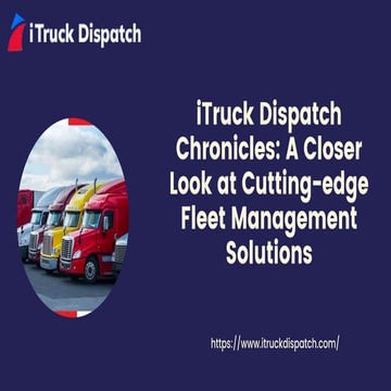 Efficient Dispatch Software Pennsylvania | PPTX