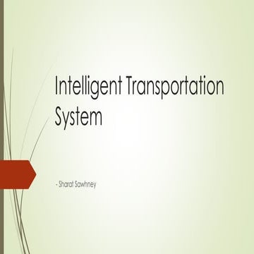 Intelligent Transportation System