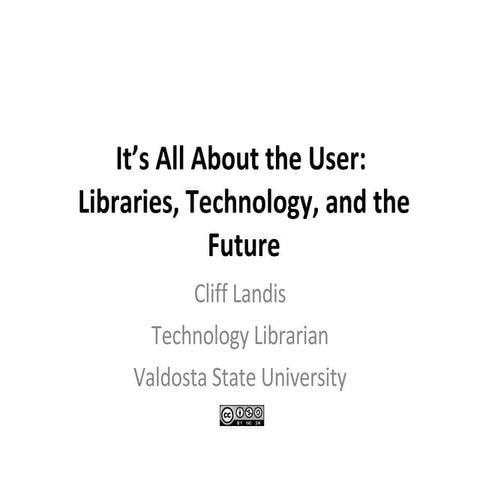 It’s All About The User