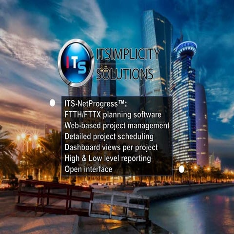 State of the art FTTH/FTTX project planning & management software
