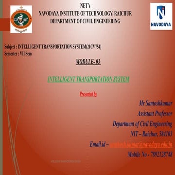 Introduction to Intelligent Transportation Systems (ITS) -Definition ...