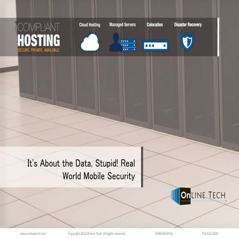It's About the Data, Stupid: Mobile Security and BYOD for Healthcare