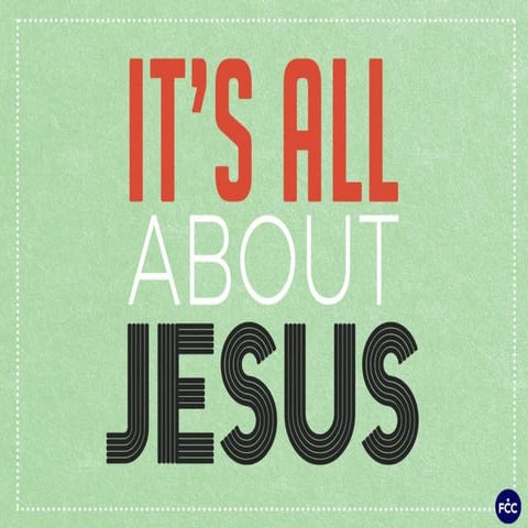 IT'S ALL ABOUT JESUS 4 - COMMUNITY - PTR. VETTY GUTIERREZ - 6:30PM EVENING WO...