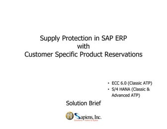 "Simple & Effective" Supply Protection Solution in SAP ERP