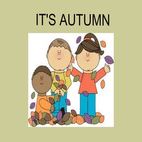 It's autumn
