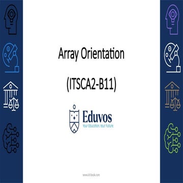 Arrays in python | PDF