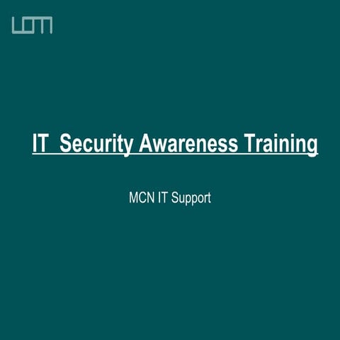 It security training