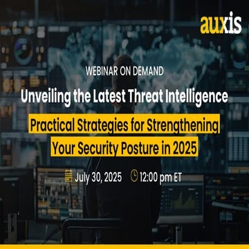 Unveiling the Latest Threat Intelligence Practical Strategies for Strengtheni...