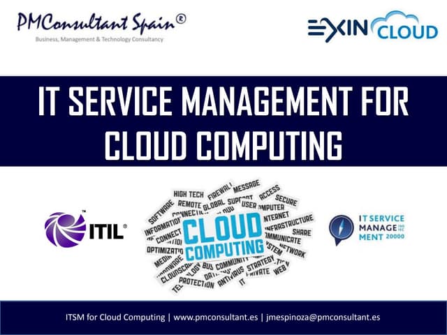ITSM FOR CLOUD COMPUTING
