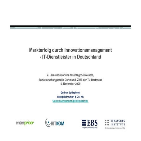 IT Services Innovation