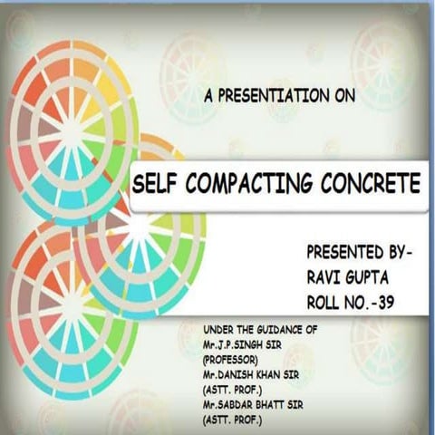 self compacting concrete