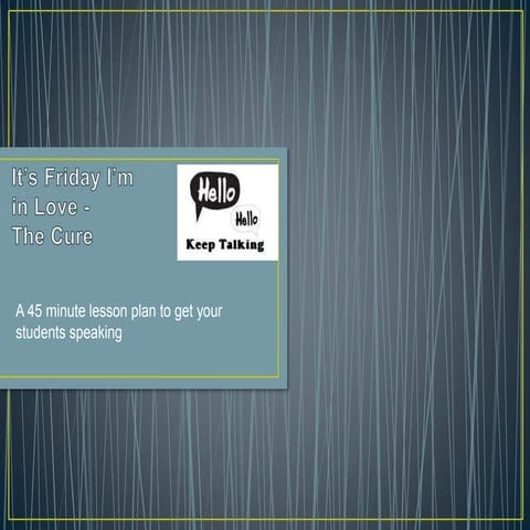 It's friday i'm in love   the cure