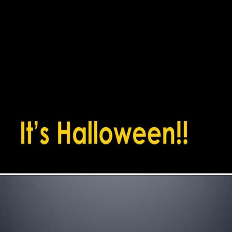 It’S Halloween!!