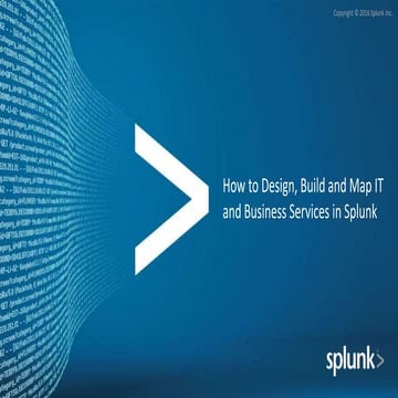 Learn How to Design, Build and Map Services to Quantifiable Measurements in S...