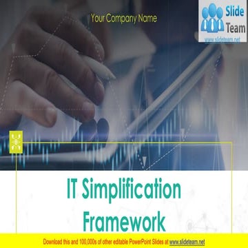 IT Simplification Framework PowerPoint Presentation Slides 