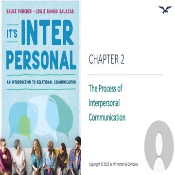 It's Interpersonal Ch.  2
