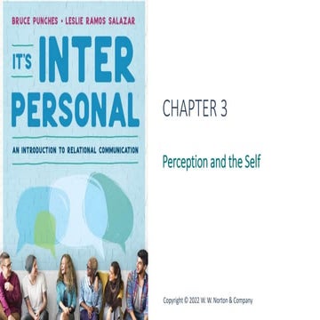 It's Interpersonal Ch.  3