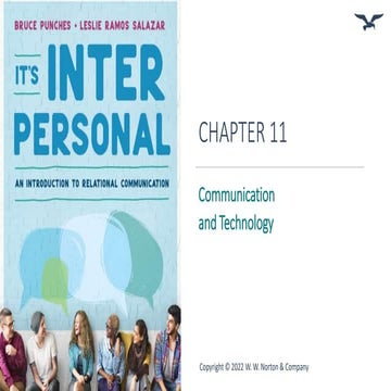It's Interpersonal Ch. 11