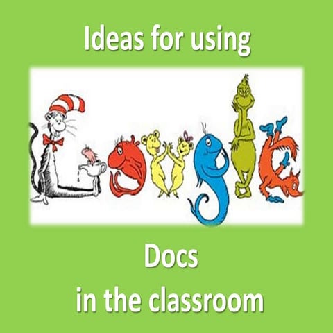 Using Google Docs in the Classroom