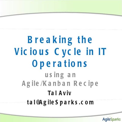 IT Operation using Agile